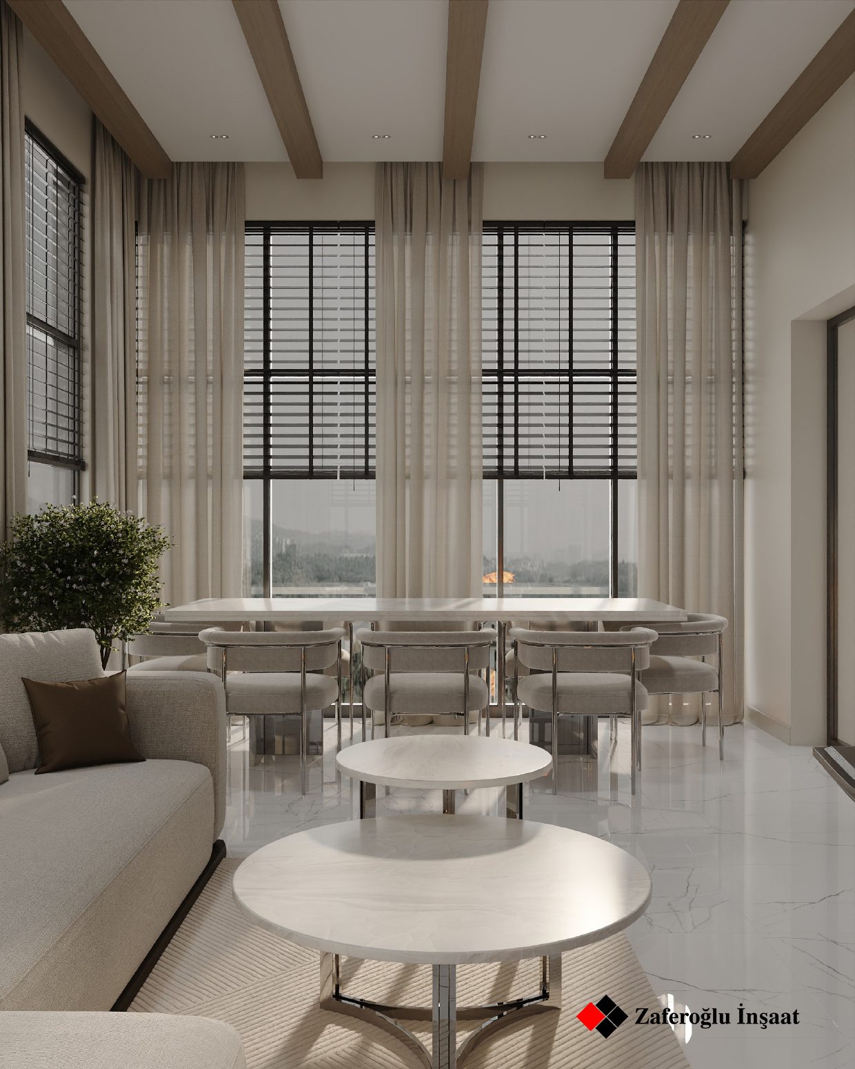 House interior project in Ramana — Balcony and terrace. Interior view 14