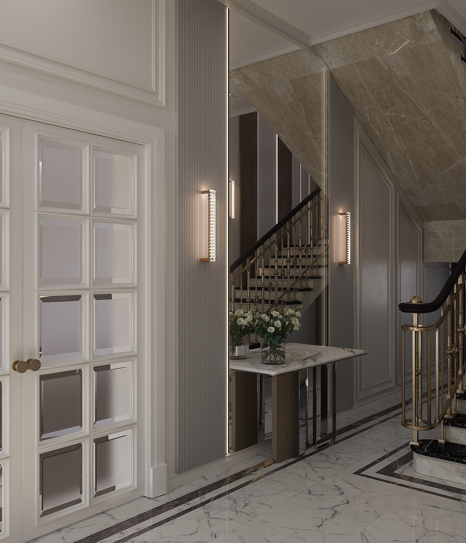 Two-storey house project in Goradil