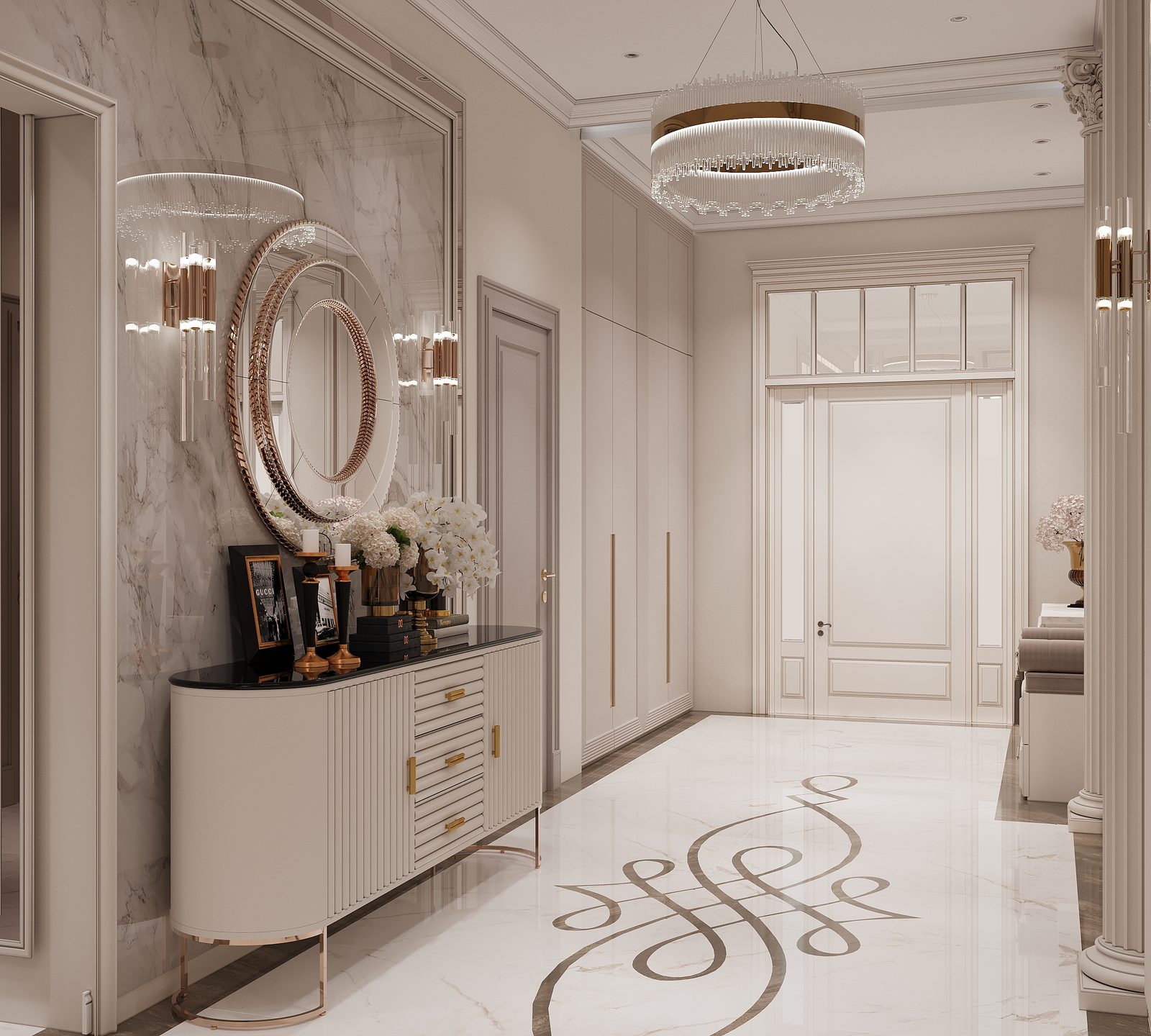 Villa project in Shikhov — interior and landscape — interior view 6