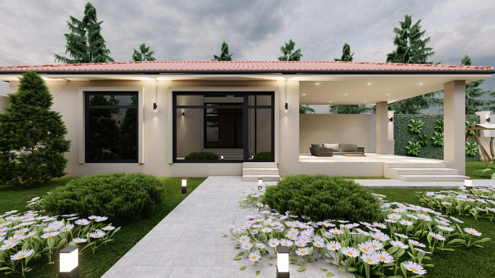 15.3 sot garden and landscape project in Bilgah