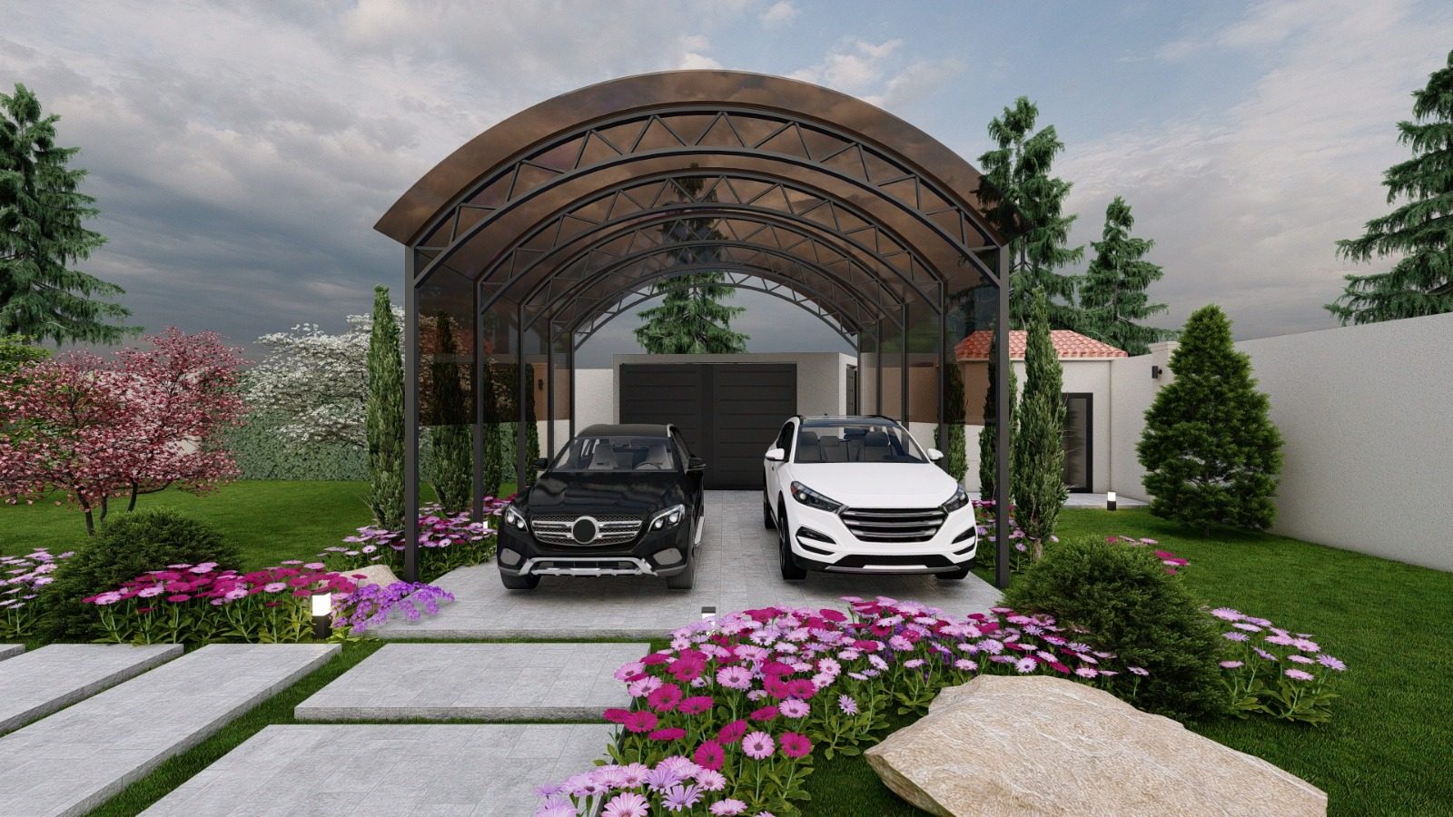 15.3 sot garden and landscape project in Bilgah — interior view 3