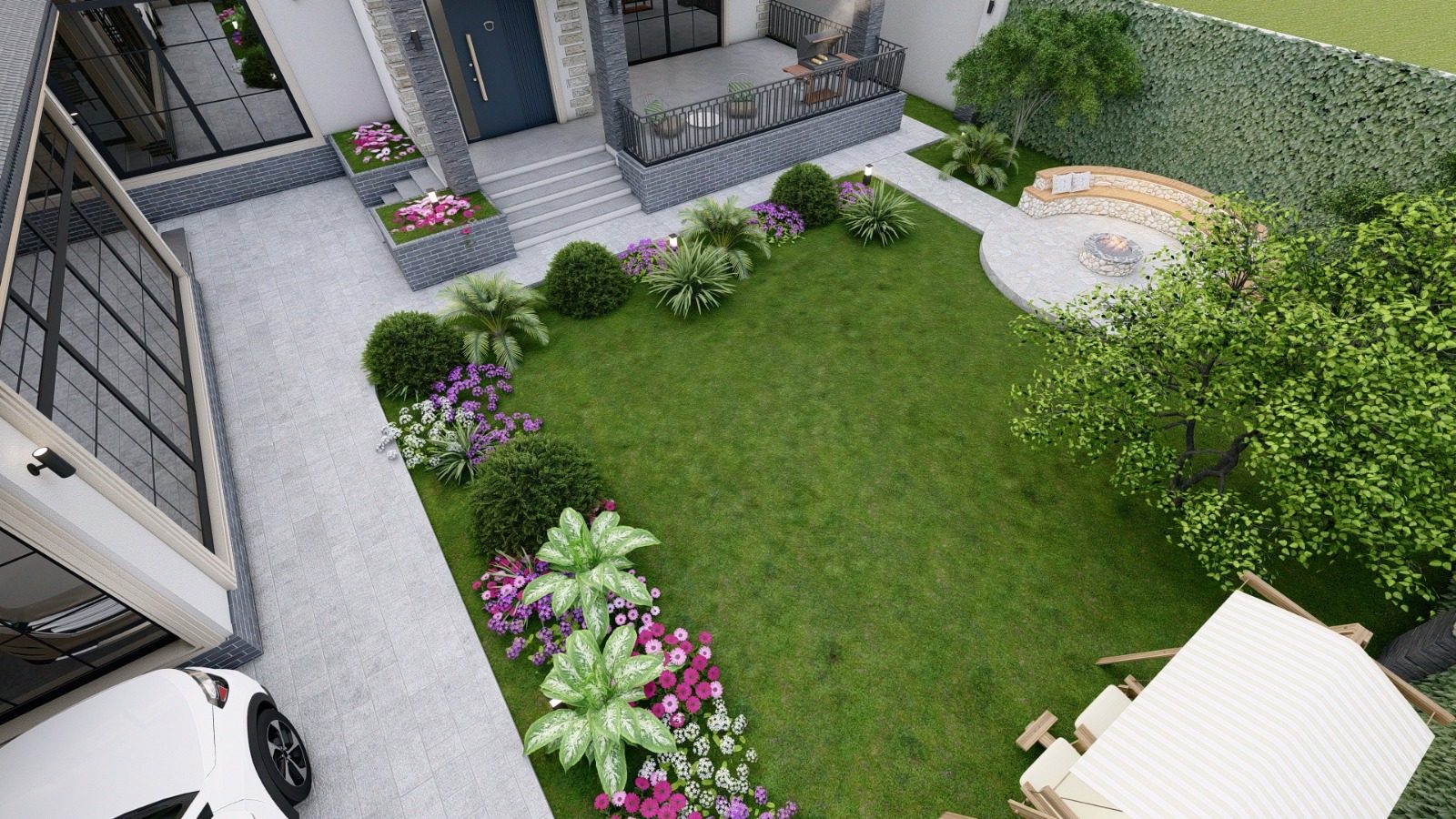 7 sot garden and landscape project in Badamdar — interior view 5