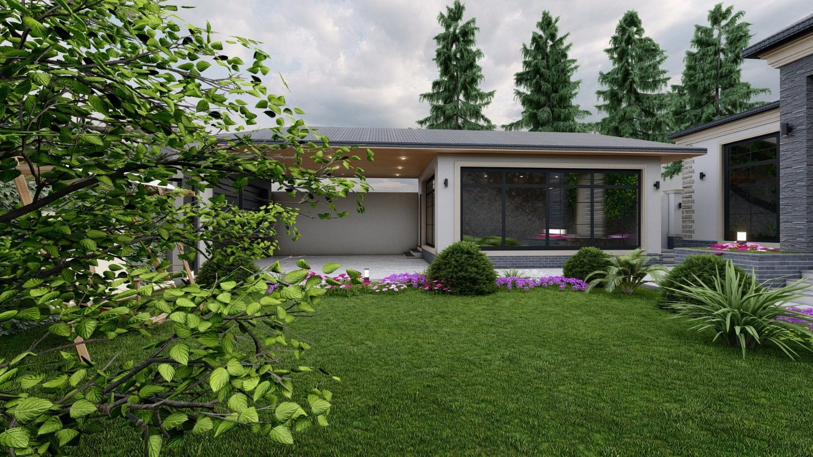 7 sot garden and landscape project in Badamdar — interior view 6