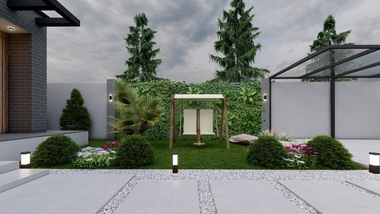 7.2 sot garden and landscape project in Bilgah — interior view 2