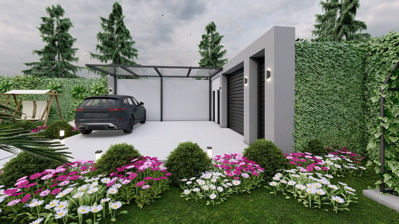 7.2 sot garden and landscape project in Bilgah — interior view 3
