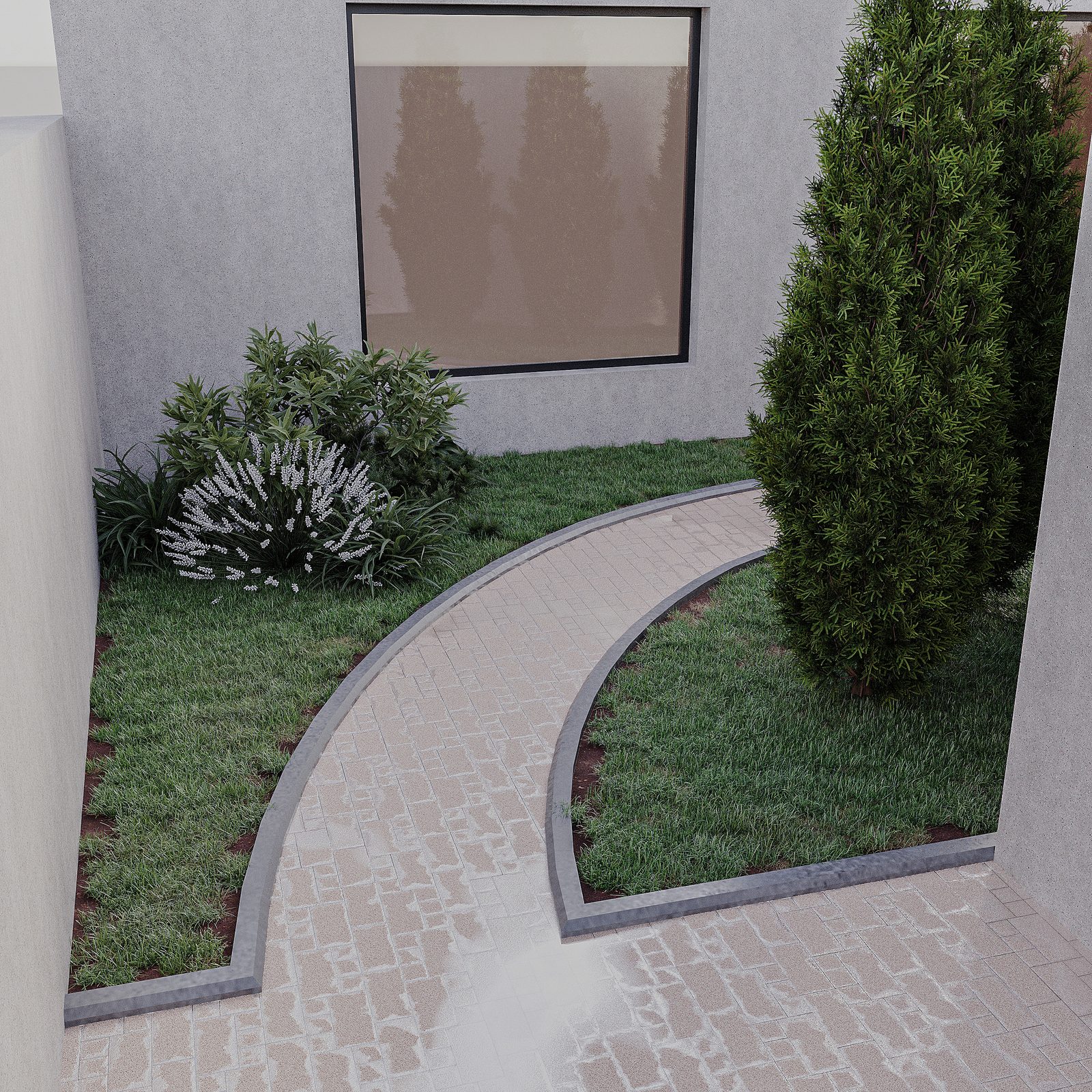 Landscape design in Badamdar