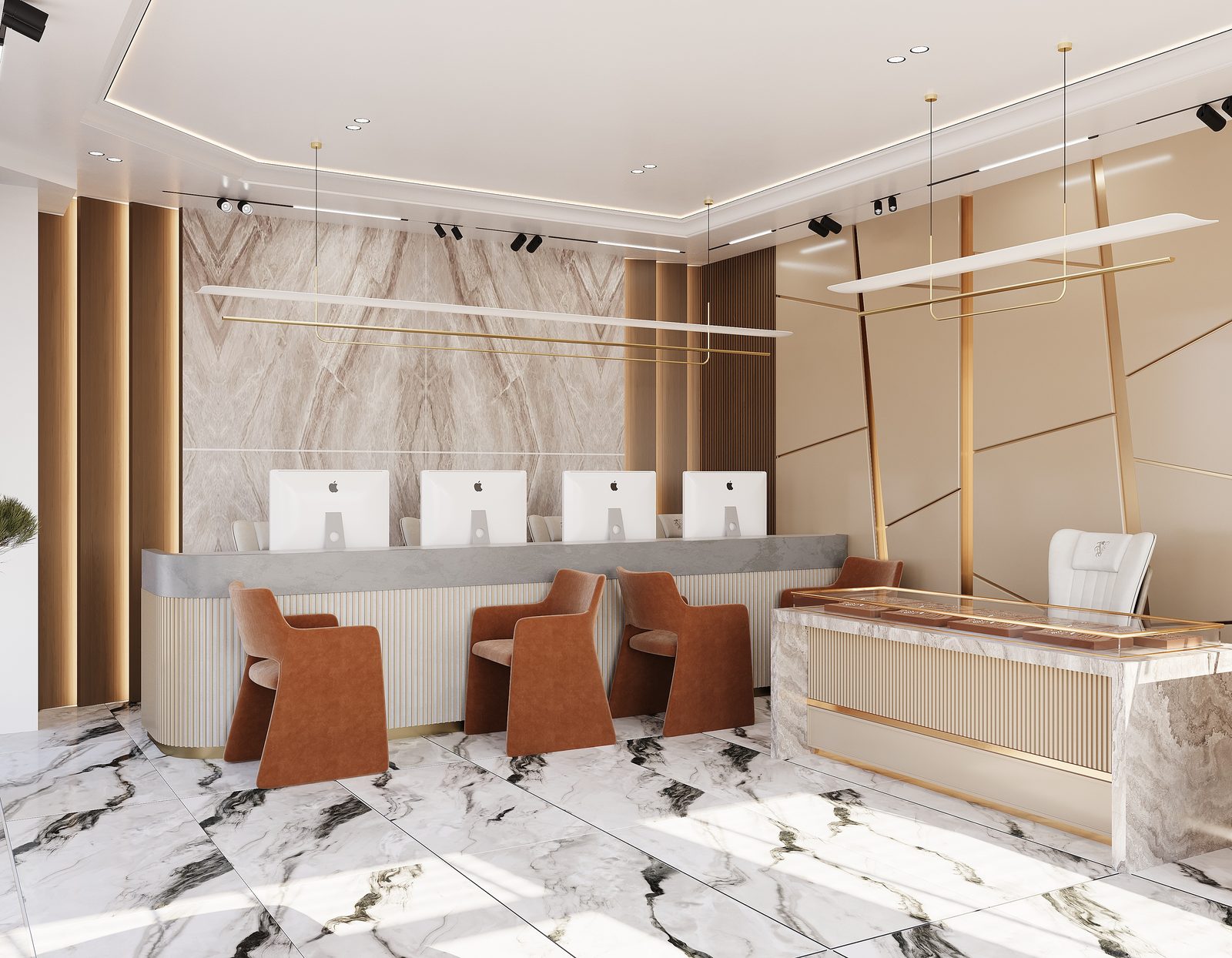 Pawnshop interior project — interior view 2