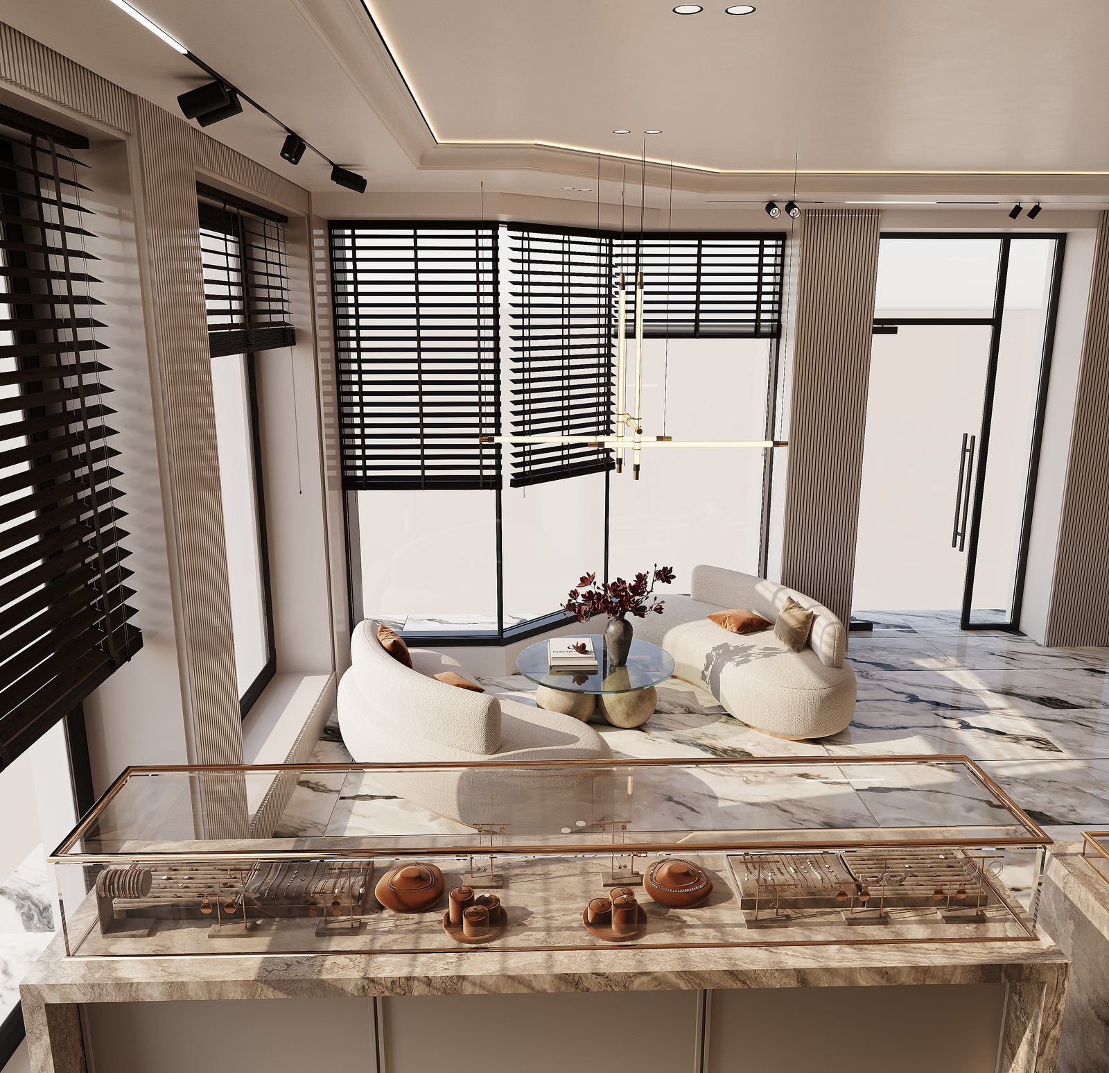 Pawnshop interior project — interior view 3