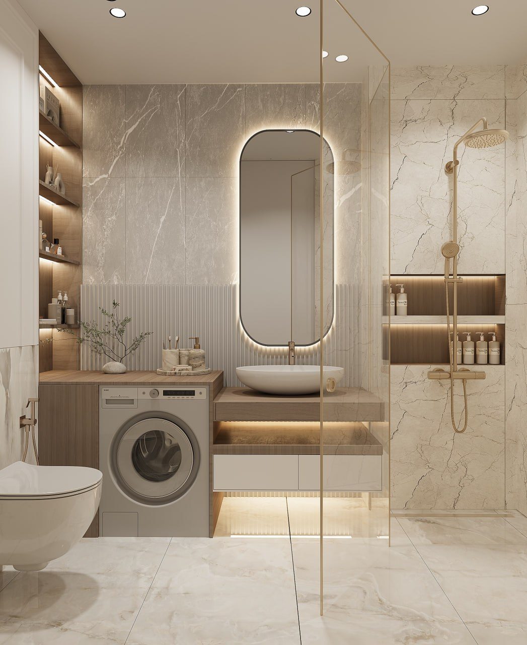 102 m² mənzil layihəsi, Galaxy Park — Sanuzel. İnteryer görüntüsü 10