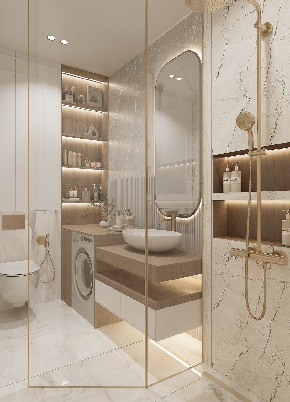 102 m² mənzil layihəsi, Galaxy Park — Sanuzel. İnteryer görüntüsü 11