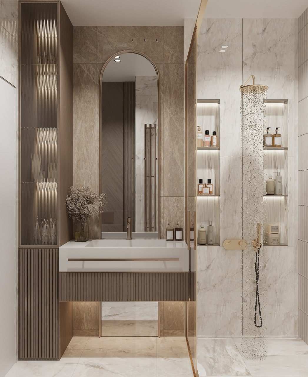 102 m² mənzil layihəsi, Galaxy Park — Sanuzel. İnteryer görüntüsü 13