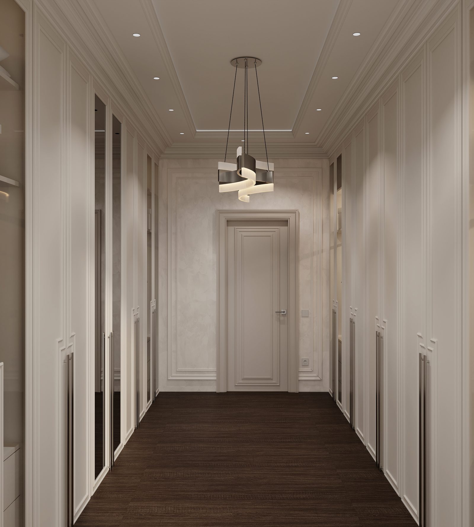 Квартира 204,8 м², Shokolad Tower — Гардеробная. Вид интерьера 10