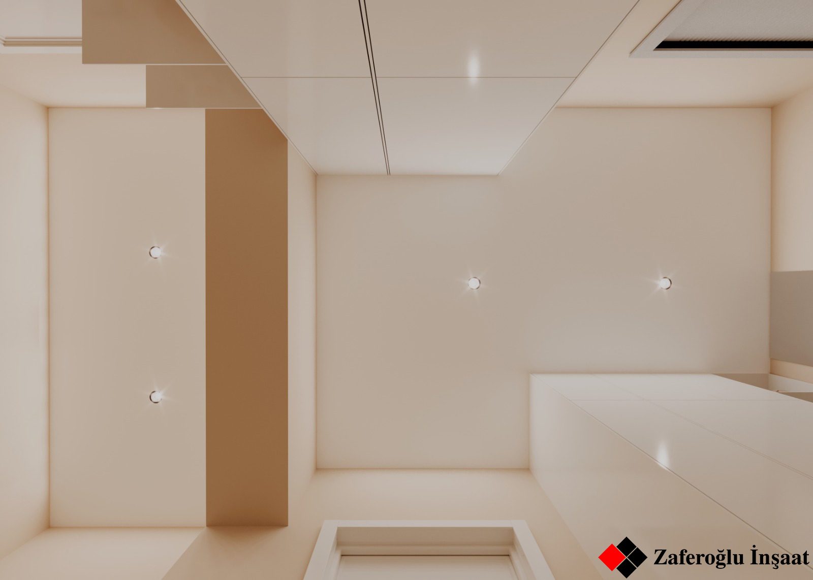 62 m² mənzil layihəsi, Qarayev — Holl. İnteryer görüntüsü 3