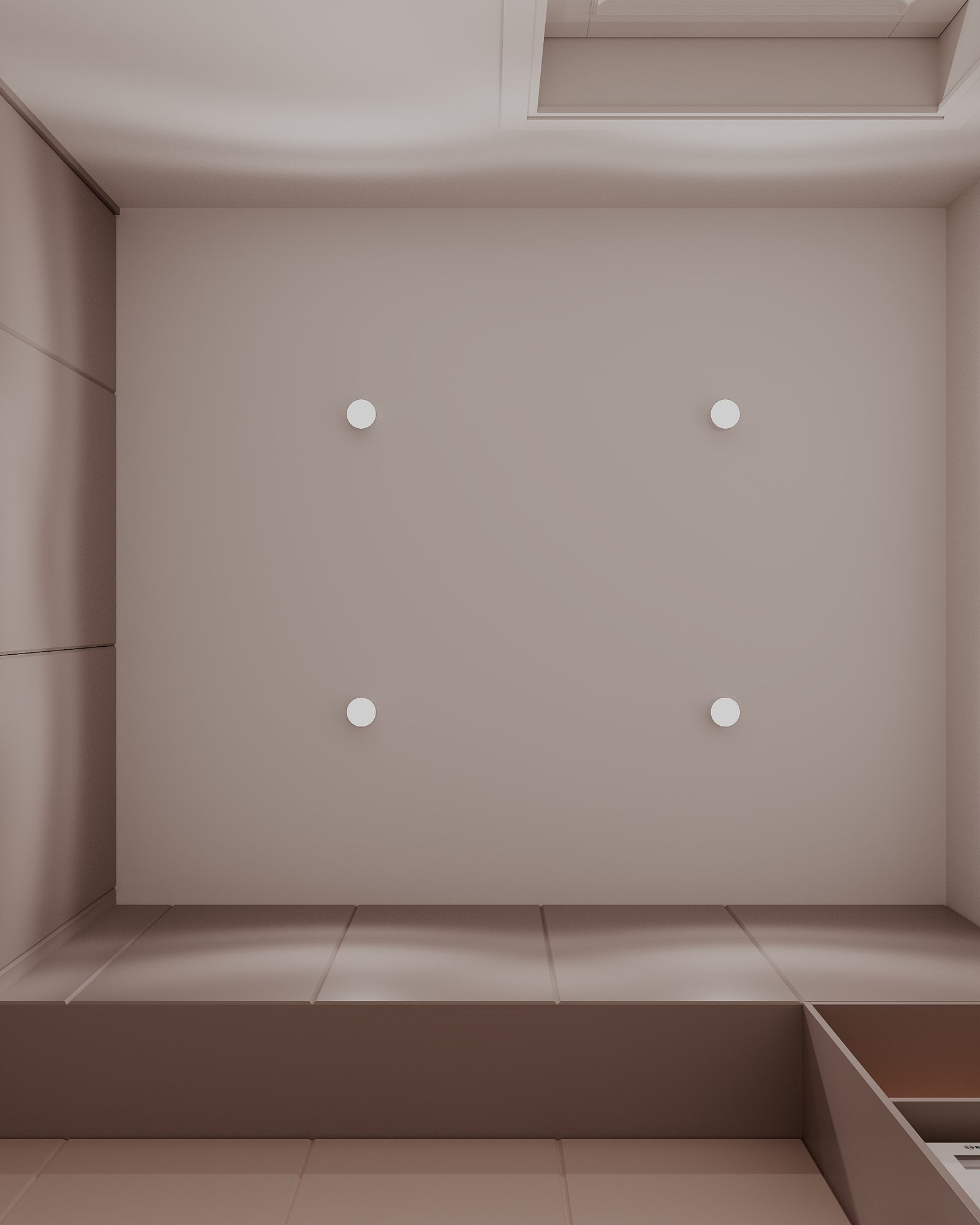 Apartment interior project — Laundry room. Interior view 15
