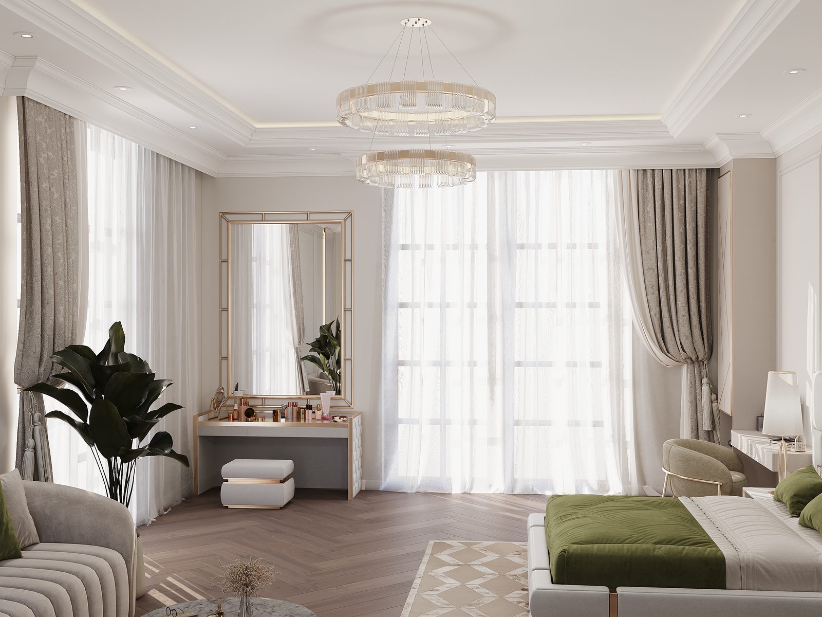 Apartment project in Moscow — interior view 2