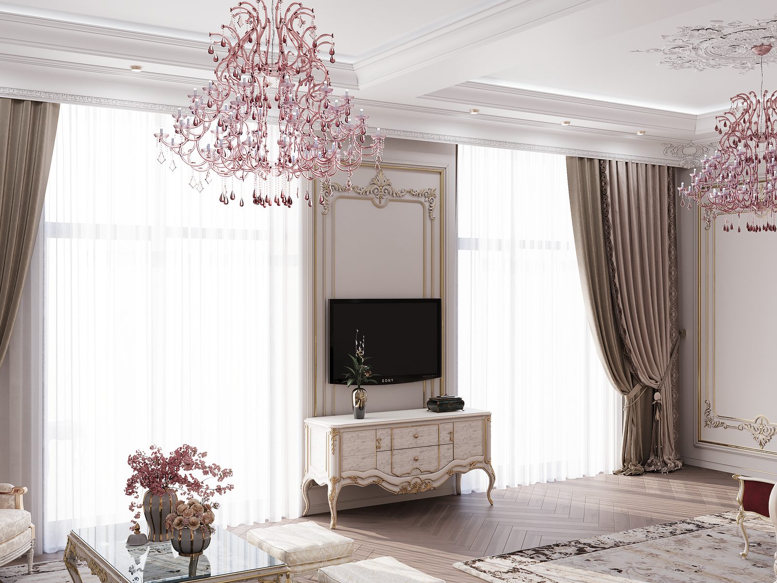 Apartment project in Moscow — interior view 3