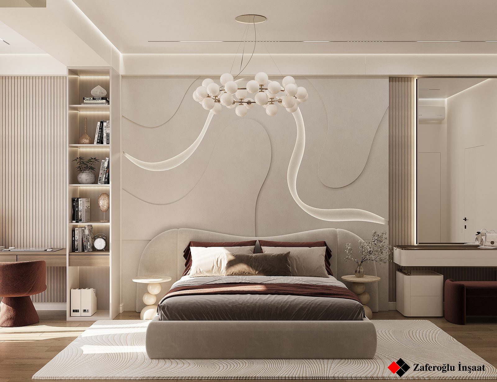 Apartment project in Whitestone — Girl's room. Interior view 9