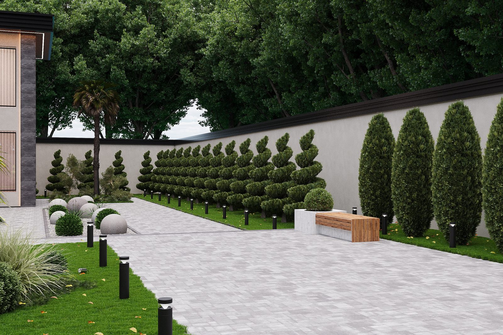 Modern exterior project