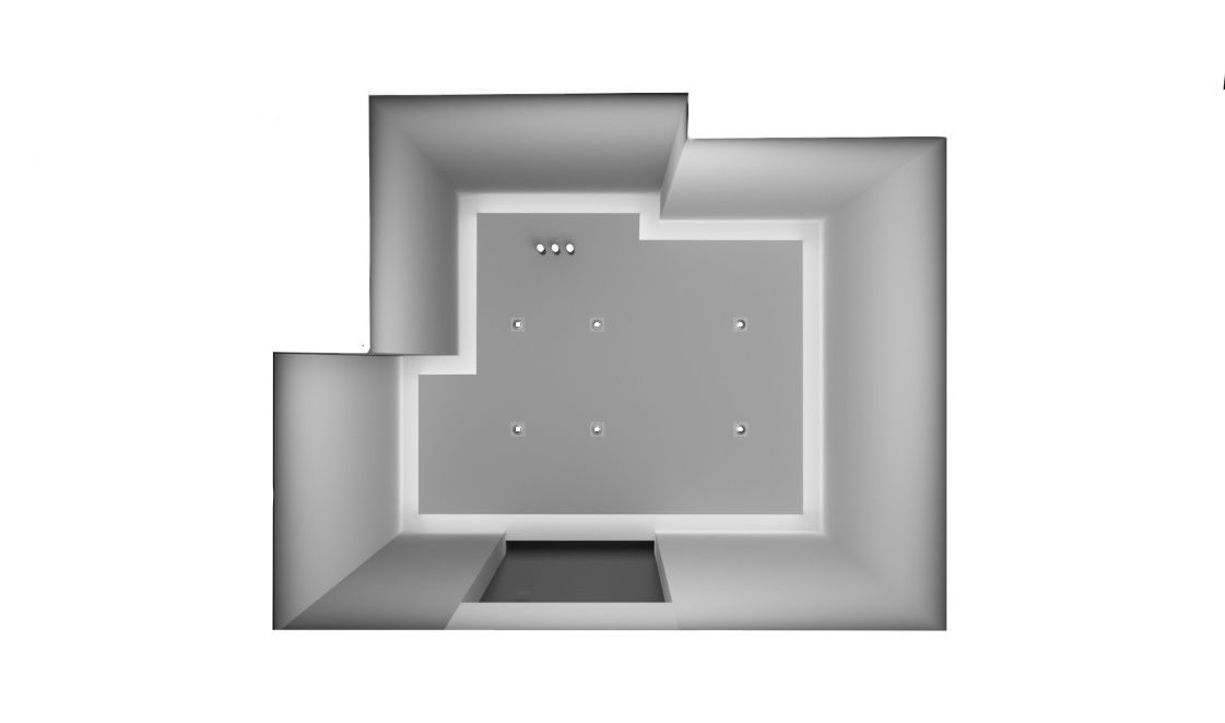 88 m² apartment — modern interior — Bathroom. Interior view 12
