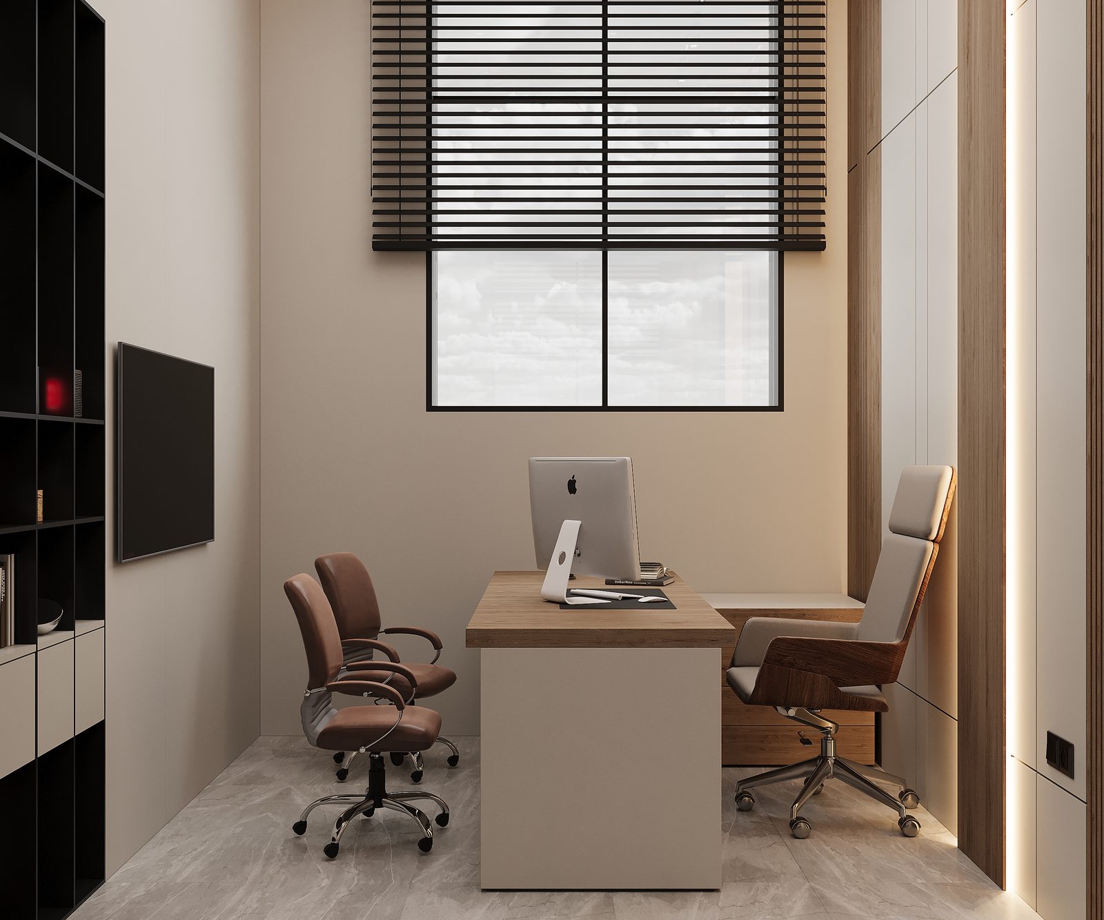 Office interior project — interior view 12