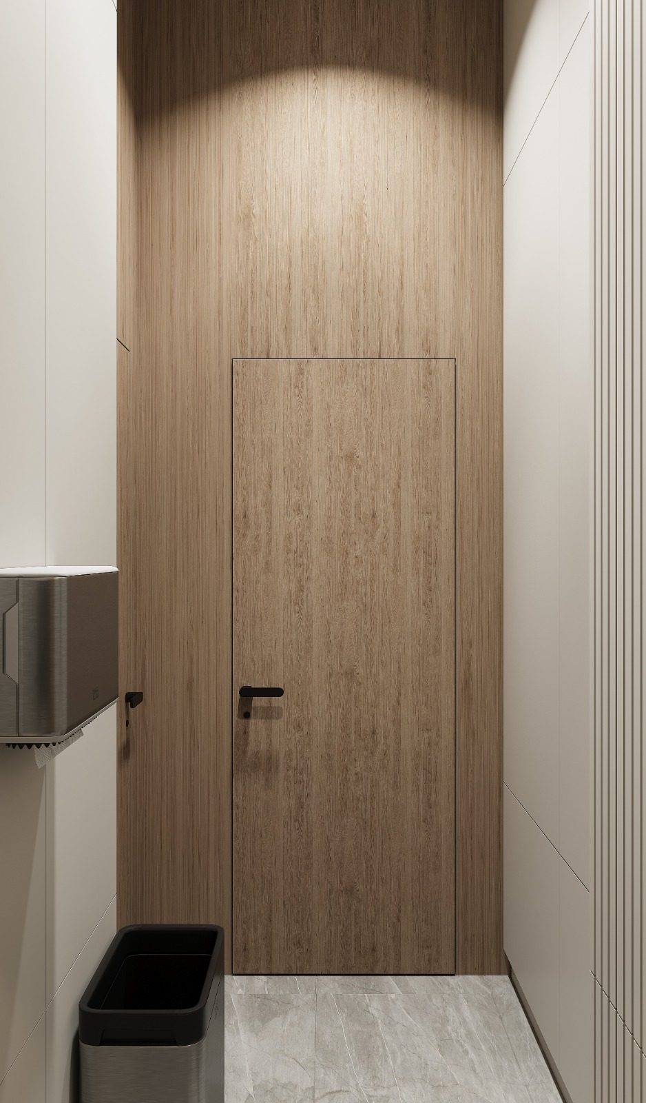 Office interior project — Bathroom. Interior view 7