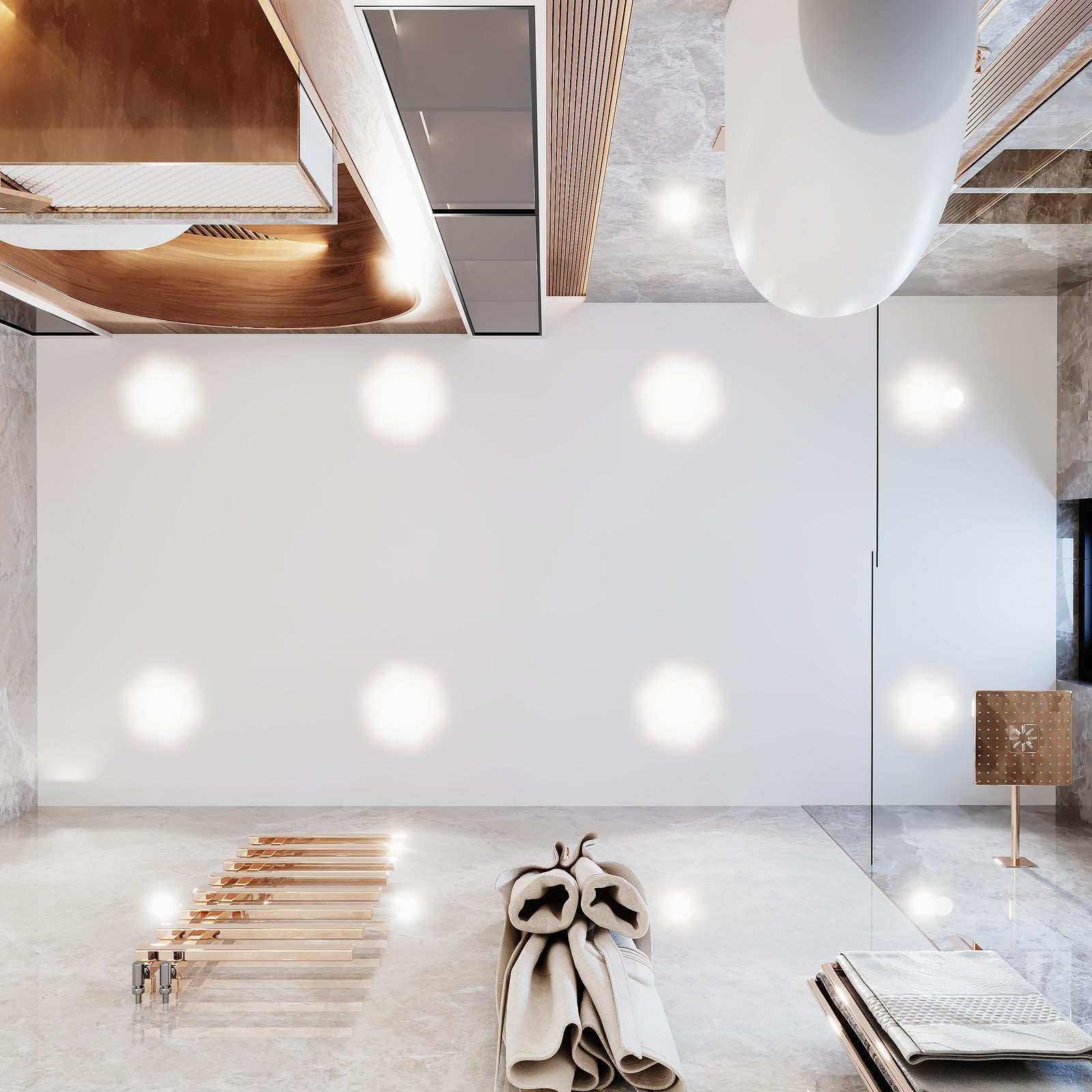 Three-storey house interior project — interior view 5