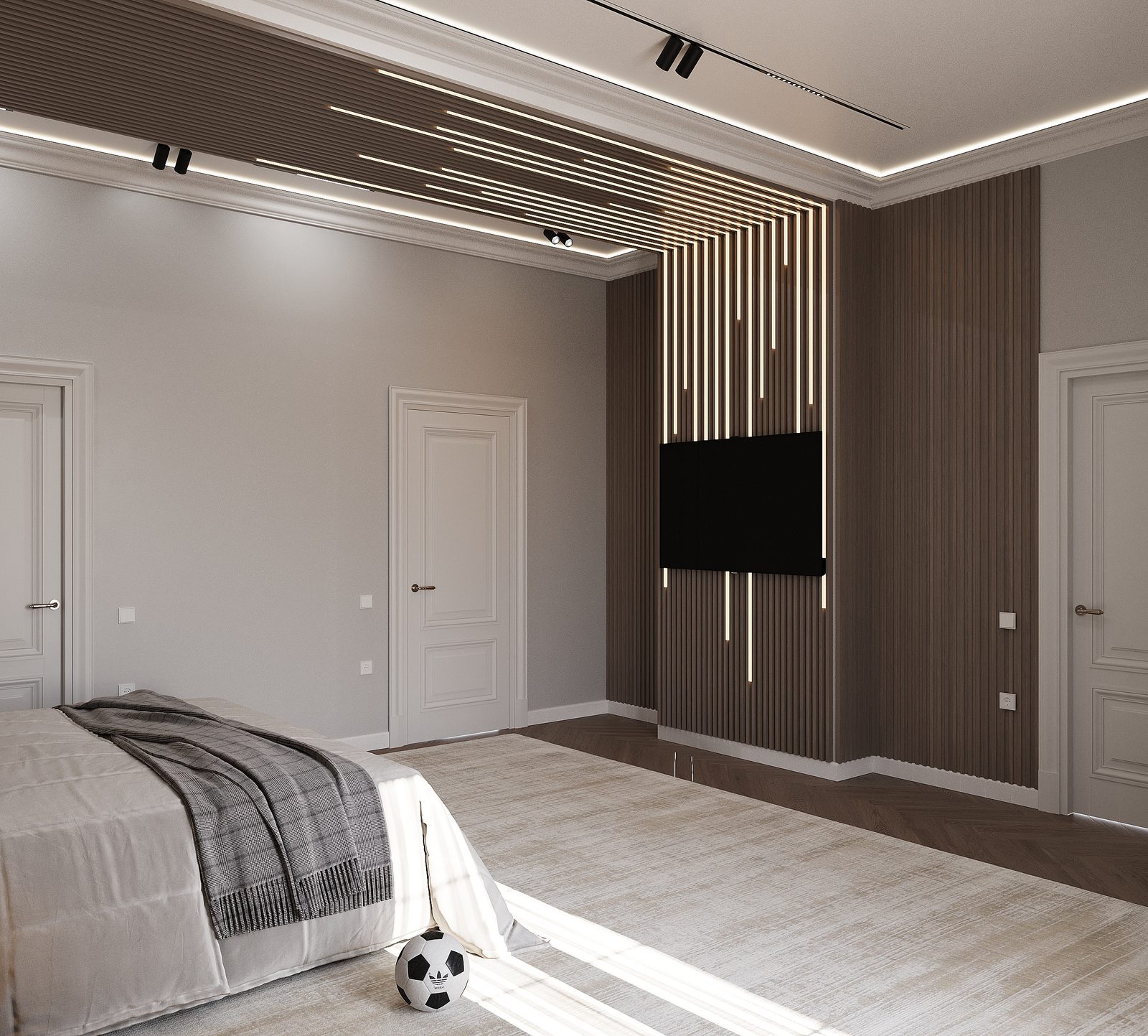 Three-storey house interior project — interior view 9